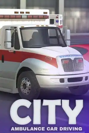 City Ambulance Car Driving