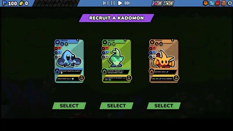 Kadomon: Hyper Auto Battlers — изображение 1