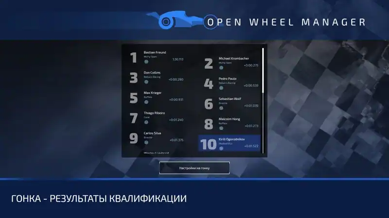 Open Wheel Manager — изображение 1
