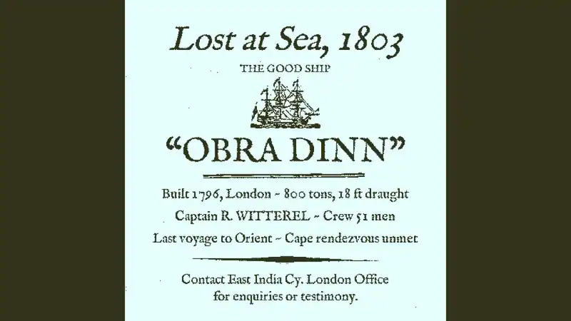 Return of the Obra Dinn — изображение 1
