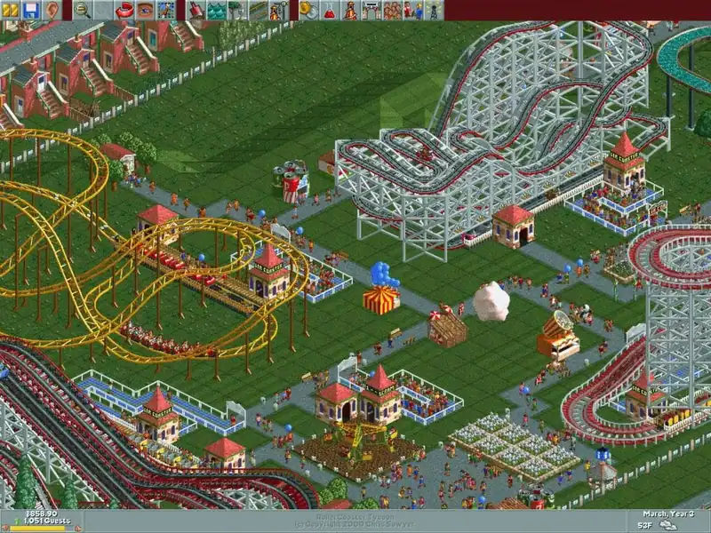 RollerCoaster Tycoon: Deluxe — изображение 1