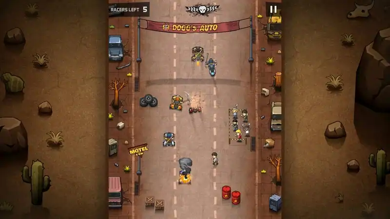 Rude Racers: 2D Combat Racing — изображение 1
