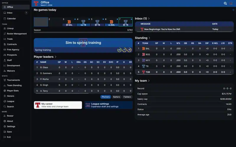 Baseball Legacy Manager 26 — изображение 1