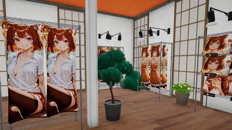 Shop Simulator: Waifu Pillows по сети — изображение 1