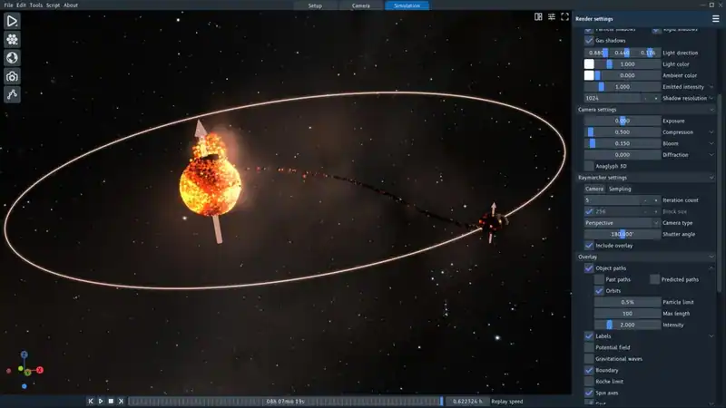 SpaceSim - Astrophysical Simulation Software — изображение 1