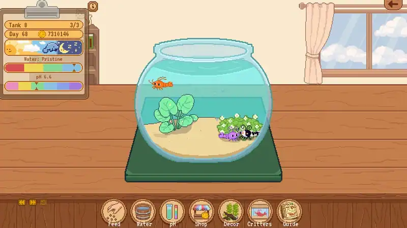 Tiny Glass Tank: Dwarf Shrimp and Friends — изображение 1