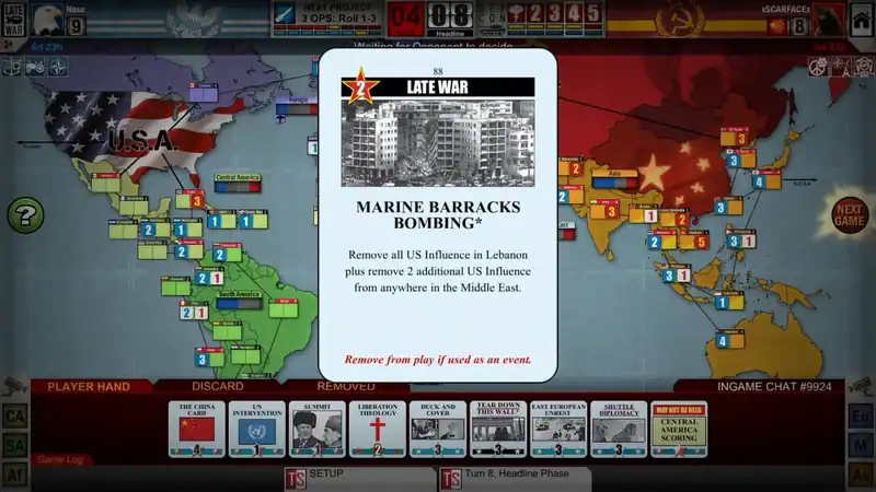 Twilight Struggle по сети — изображение 1