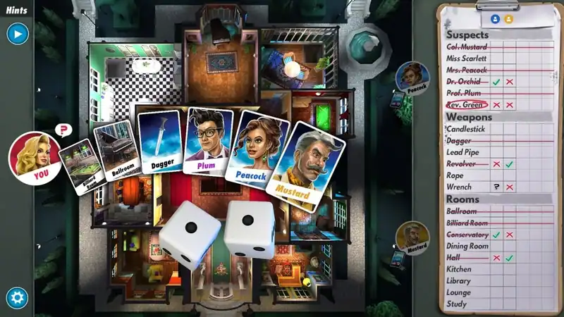 ClueCluedo The Classic Mystery Game по сети — изображение 1