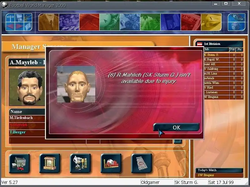 Football World Manager 2000 — изображение 1