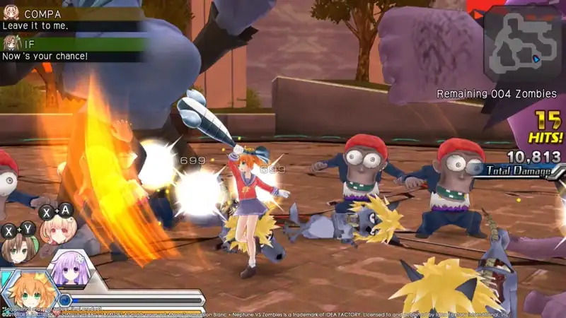 MegaTagmension Blanc + Neptune VS Zombies (Neptunia) по сети — изображение 2