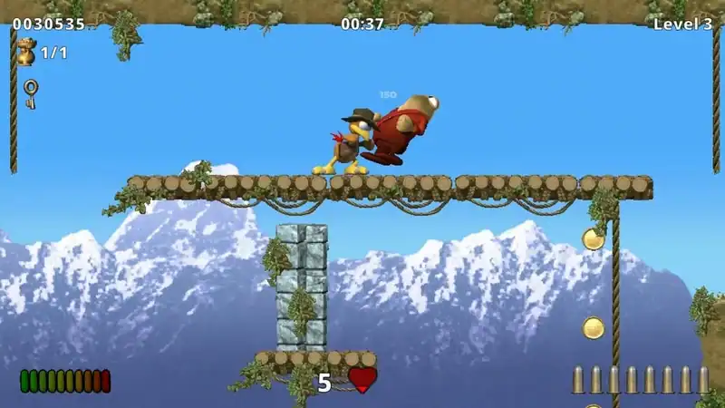 Moorhuhn Jump and Run 'Traps and Treasures 2' — изображение 2
