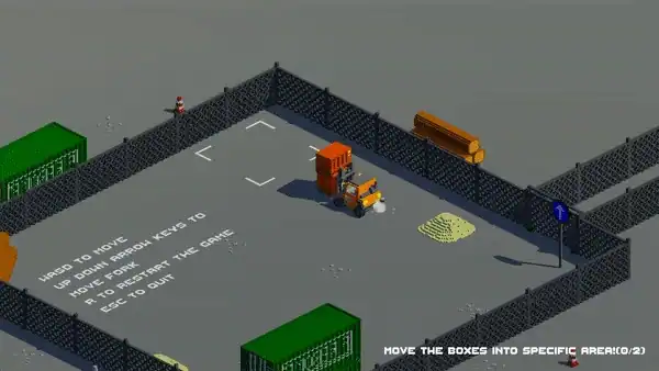 Pixel Forklift Simulator — изображение 2