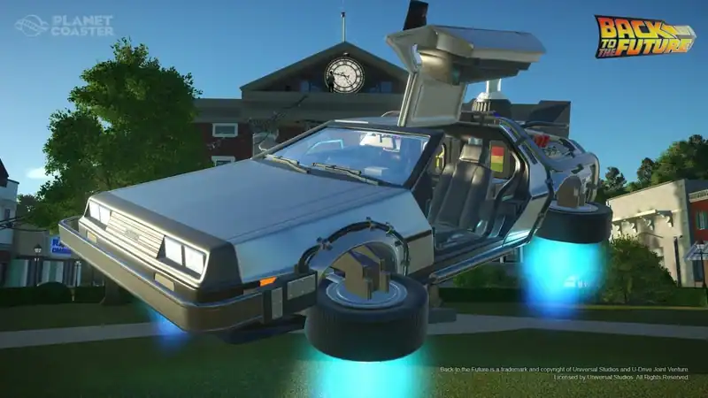 Planet Coaster - Back to the Future Time Machine Construction Kit — изображение 1
