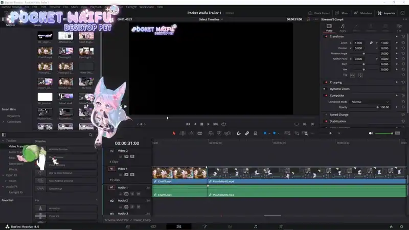 Pocket Waifu: Desktop Pet — изображение 1