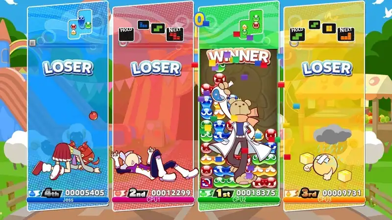 Puyo Puyo Tetris по сети — изображение 2
