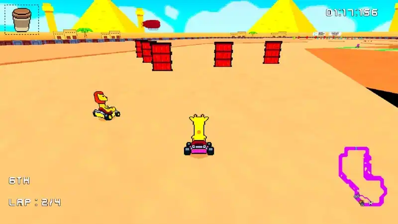 Retro Kart Rush — изображение 1