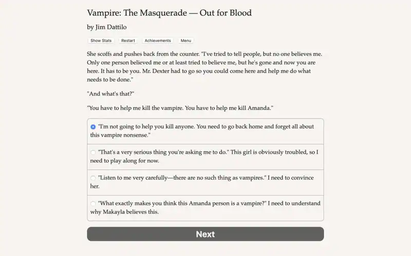 Vampire: The Masquerade - Out for Blood — изображение 1