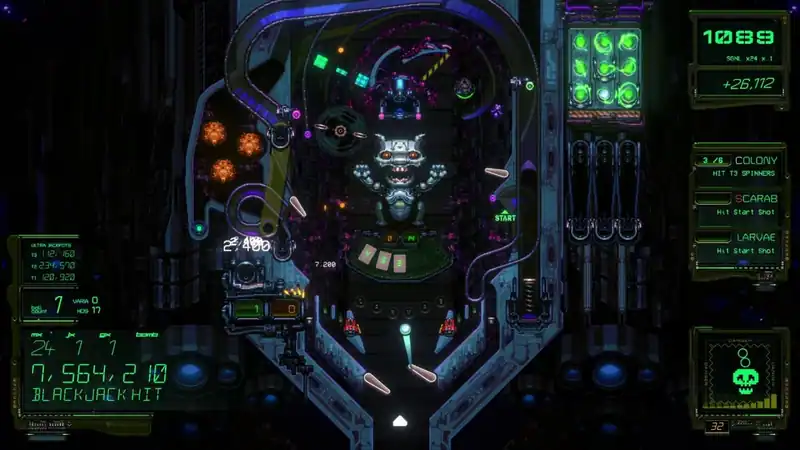 XENOTILT: HOSTILE PINBALL ACTION — изображение 1