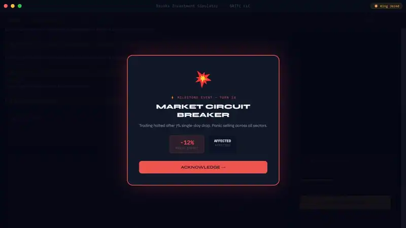 Brooks Investment Simulator — изображение 2