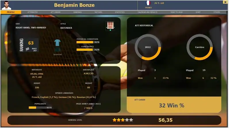 Absolute Tennis Manager — изображение 1