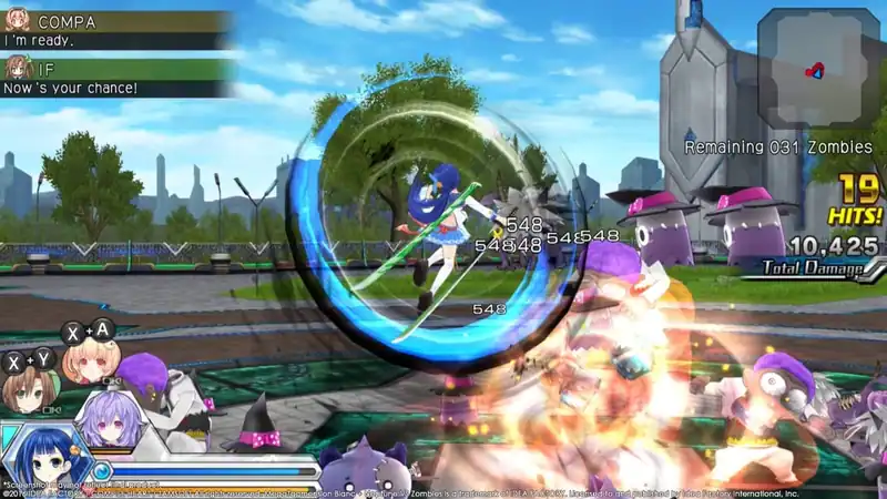 MegaTagmension Blanc + Neptune VS Zombies (Neptunia) по сети — изображение 3