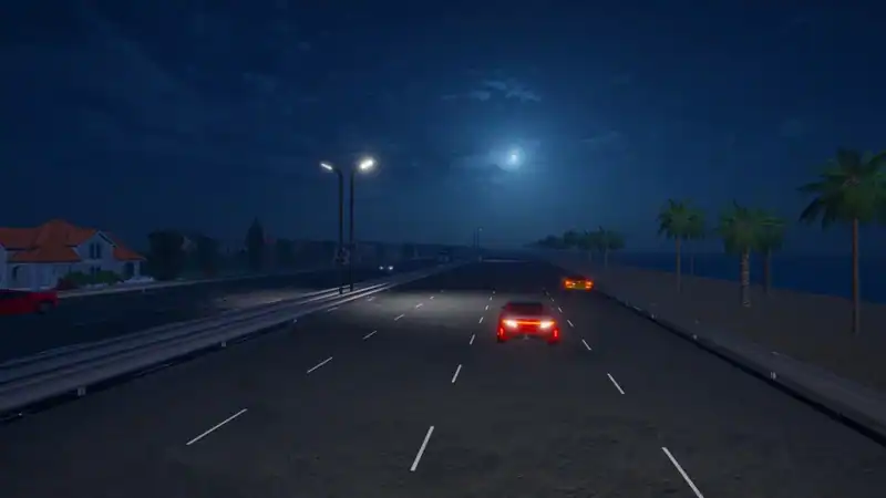 Motorcycle Night Ride — изображение 1