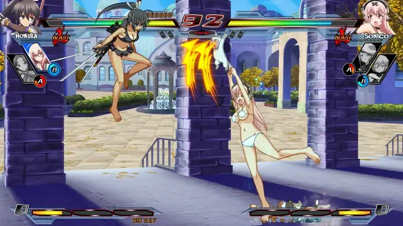 Nitroplus Blasterz Heroines Infinite Duel по сети — изображение 3
