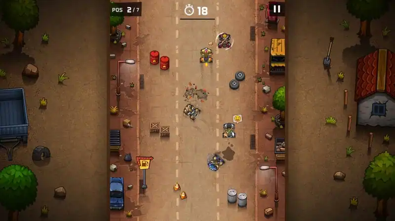 Rude Racers: 2D Combat Racing — изображение 2