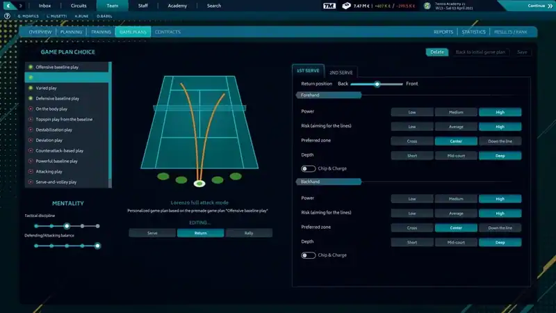 Tennis Manager 2021 — изображение 1