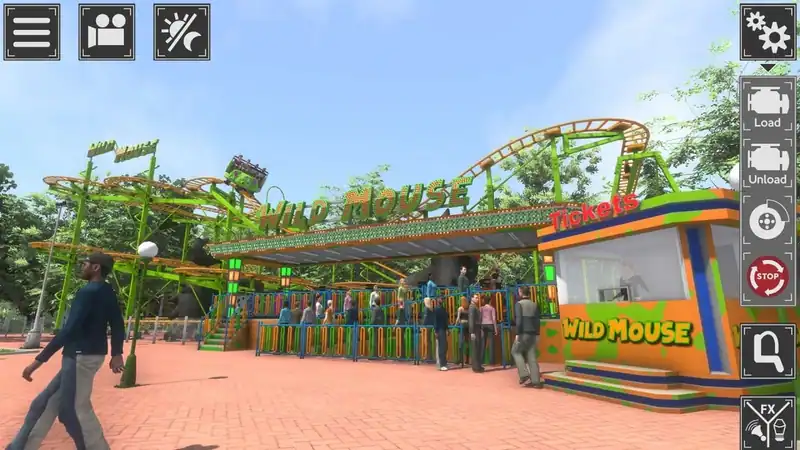 Theme Park Simulator: Rollercoaster Paradise — изображение 1