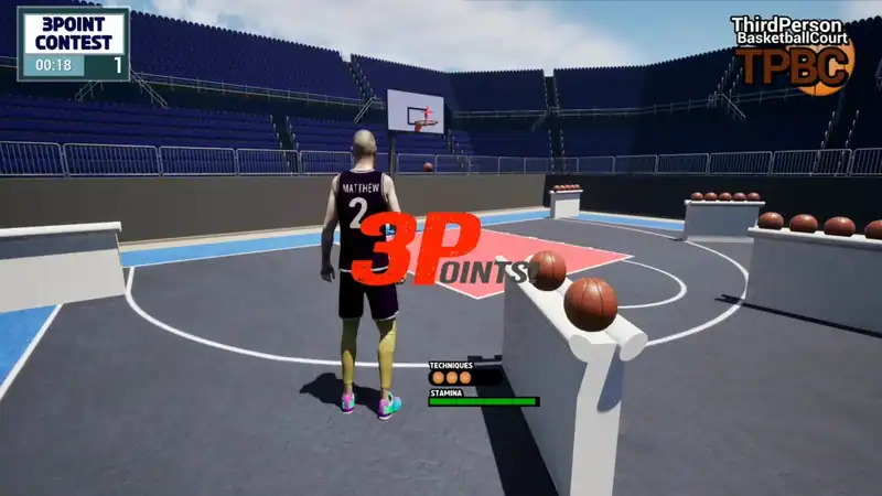 Third Person Basketball Court по сети — изображение 3