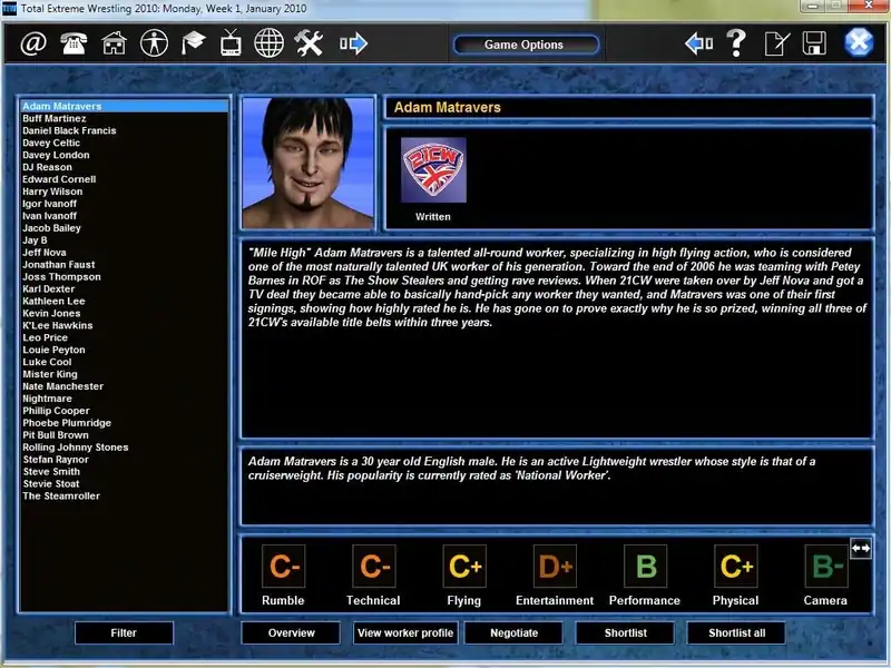 Total Extreme Wrestling 2010 — изображение 1