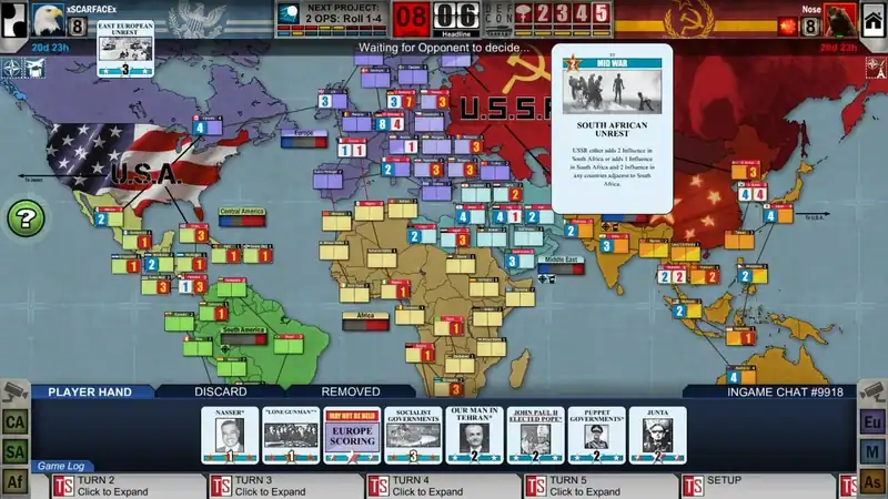 Twilight Struggle по сети — изображение 3