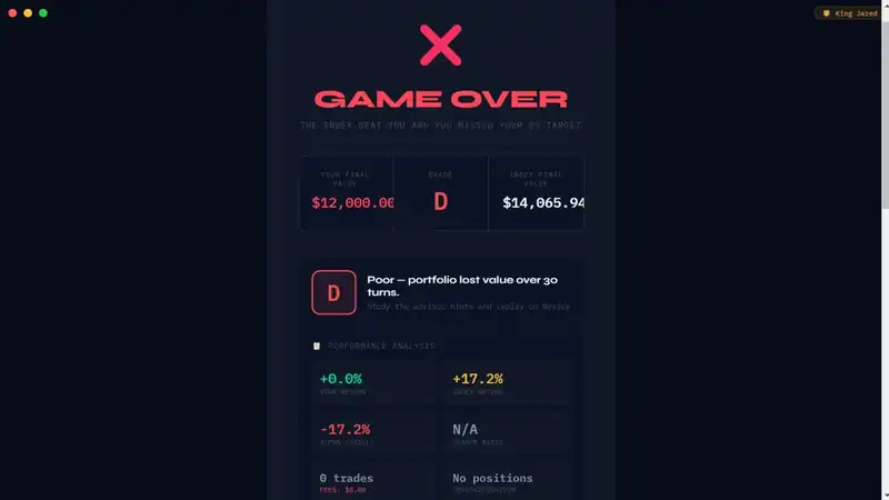 Brooks Investment Simulator — изображение 3