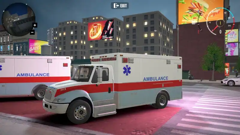 City Ambulance Car Driving — изображение 1