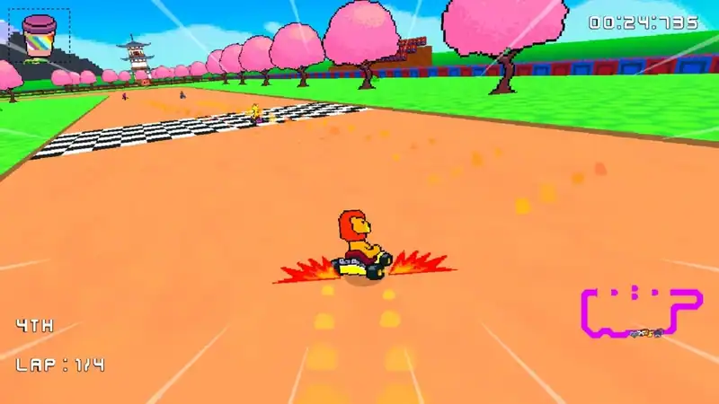 Retro Kart Rush — изображение 3
