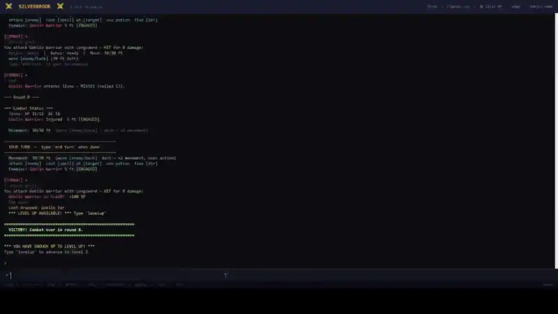 Silverbrook: a Text-Based RPG — изображение 2