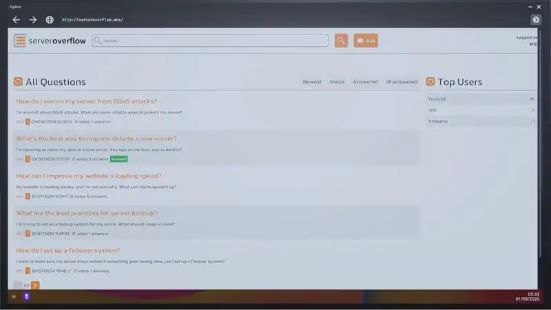 Web Host Simulator — изображение 3