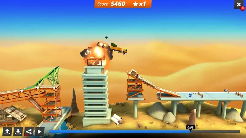 Bridge Constructor Stunts — изображение 2