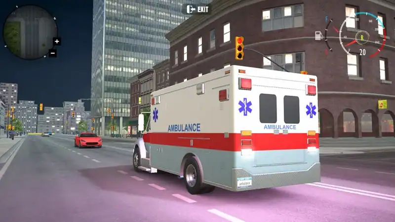 City Ambulance Car Driving — изображение 2