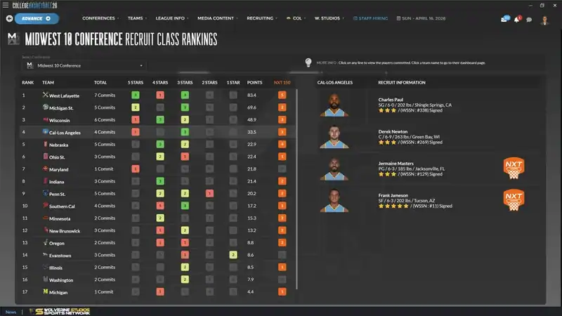 Draft Day Sports: College Basketball 2026 — изображение 2