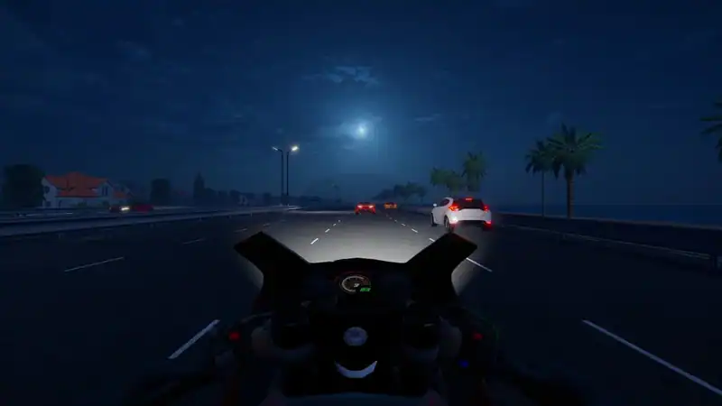 Motorcycle Night Ride — изображение 2