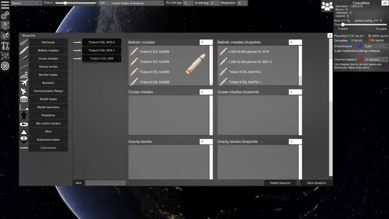 Nuclear War Simulator — изображение 2