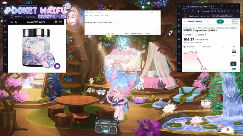 Pocket Waifu: Desktop Pet — изображение 3