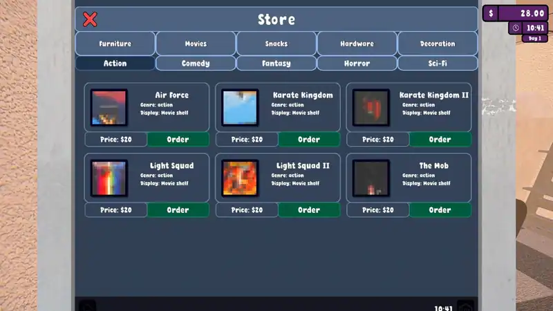 Rental Store Simulator — изображение 3