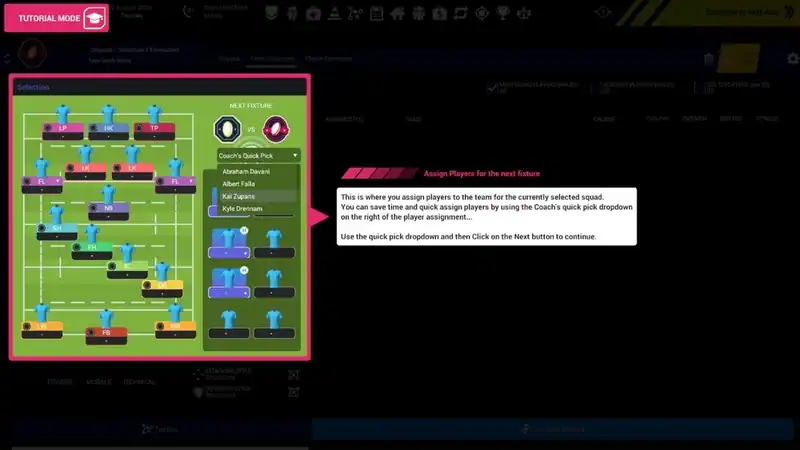 Rugby Union Team Manager 3 — изображение 1