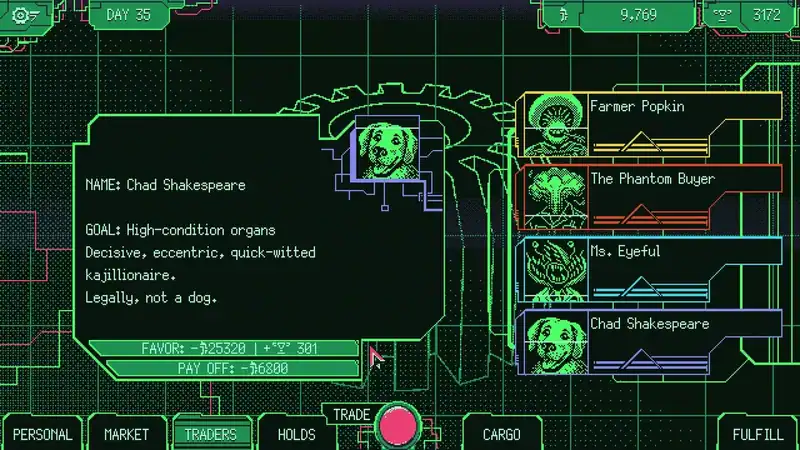 Space Warlord Organ Trading Simulator — изображение 2