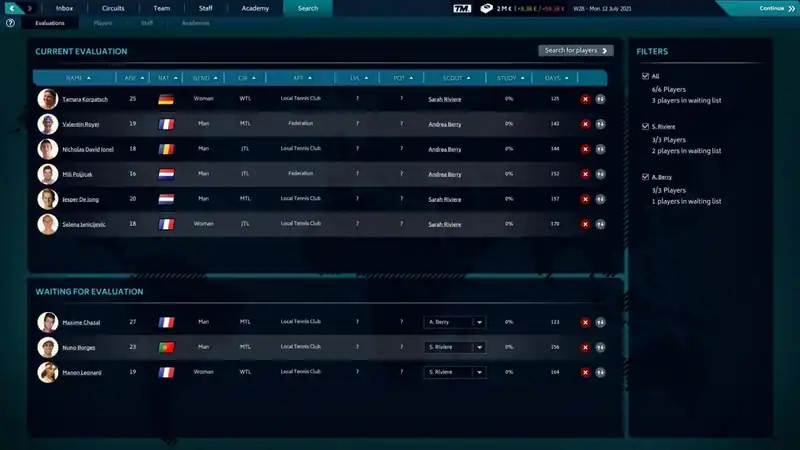 Tennis Manager 2021 — изображение 3