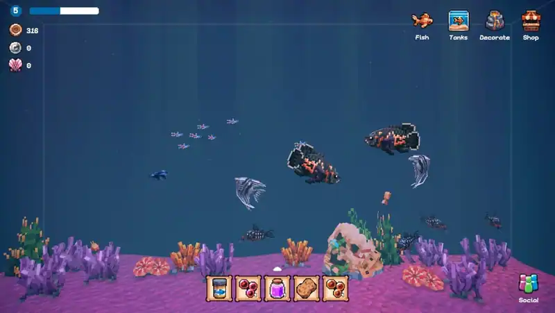 Tiny Aquarium: Social Fishkeeping — изображение 1