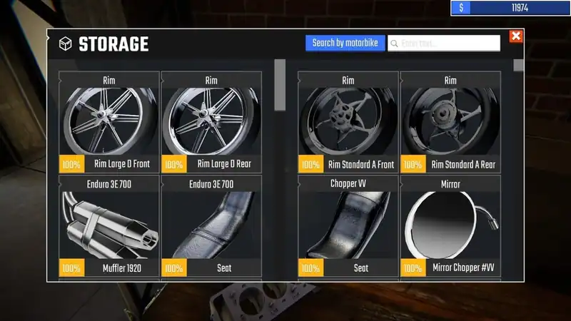 Biker Garage: Mechanic Simulator — изображение 1